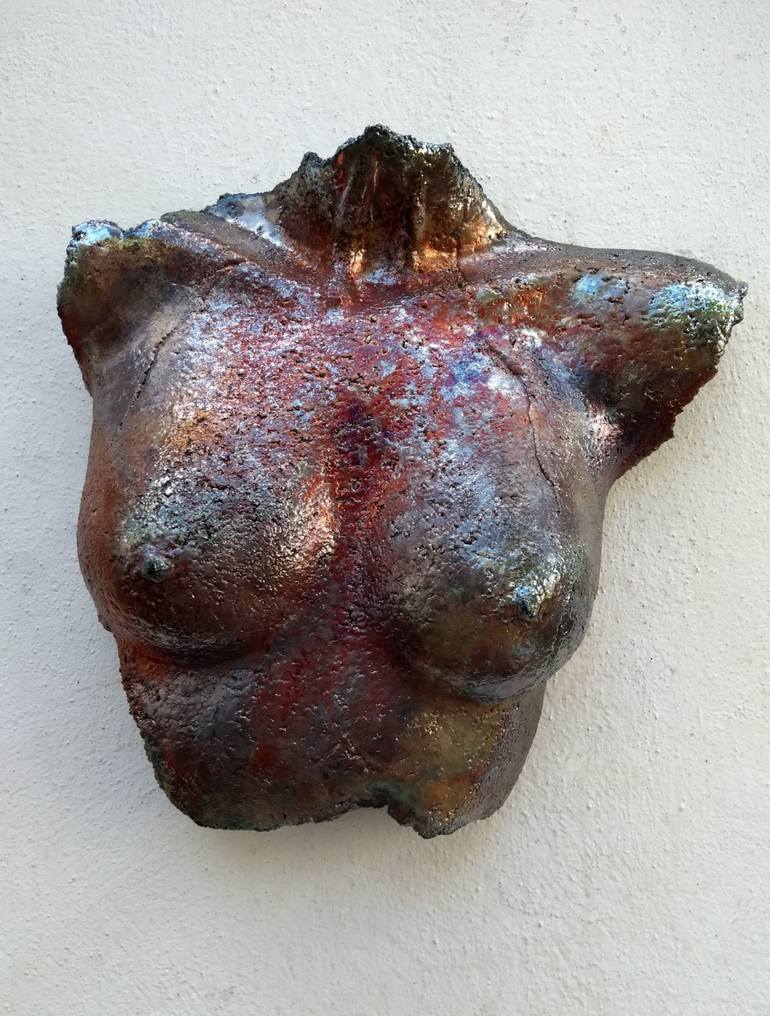 Original Expressionism Nude Sculpture by Monique Robben