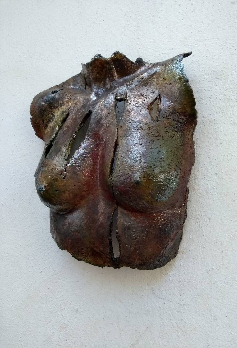 Original Expressionism Nude Sculpture by Monique Robben