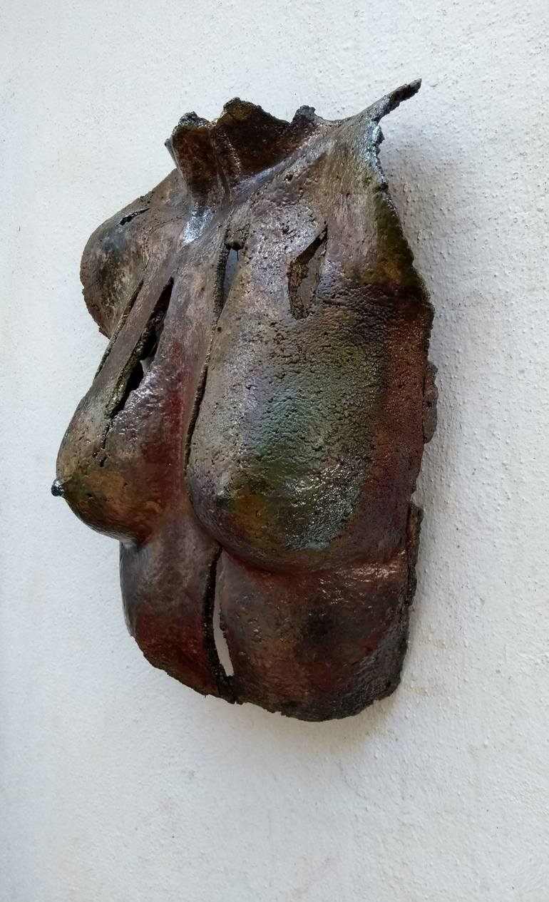 Original Expressionism Nude Sculpture by Monique Robben