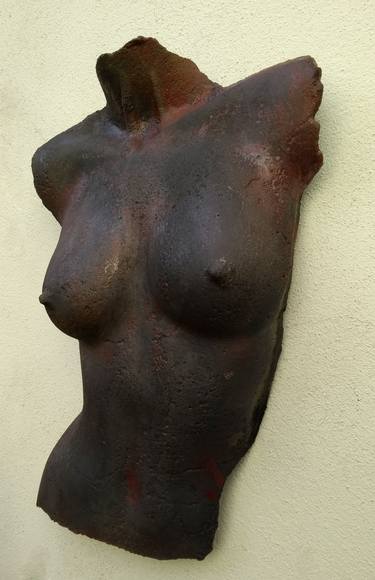 Original Expressionism Nude Sculpture by Monique Robben