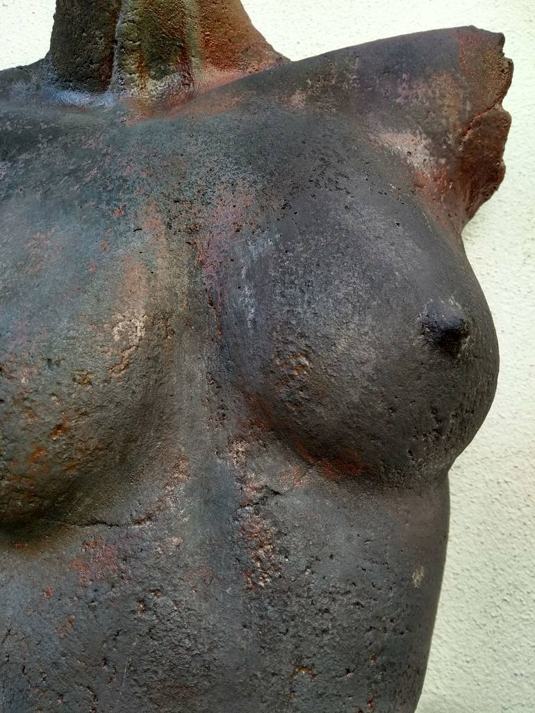 Original Expressionism Nude Sculpture by Monique Robben