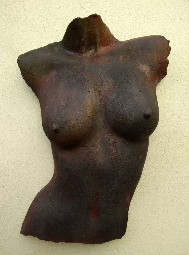 Original Expressionism Nude Sculpture by Monique Robben