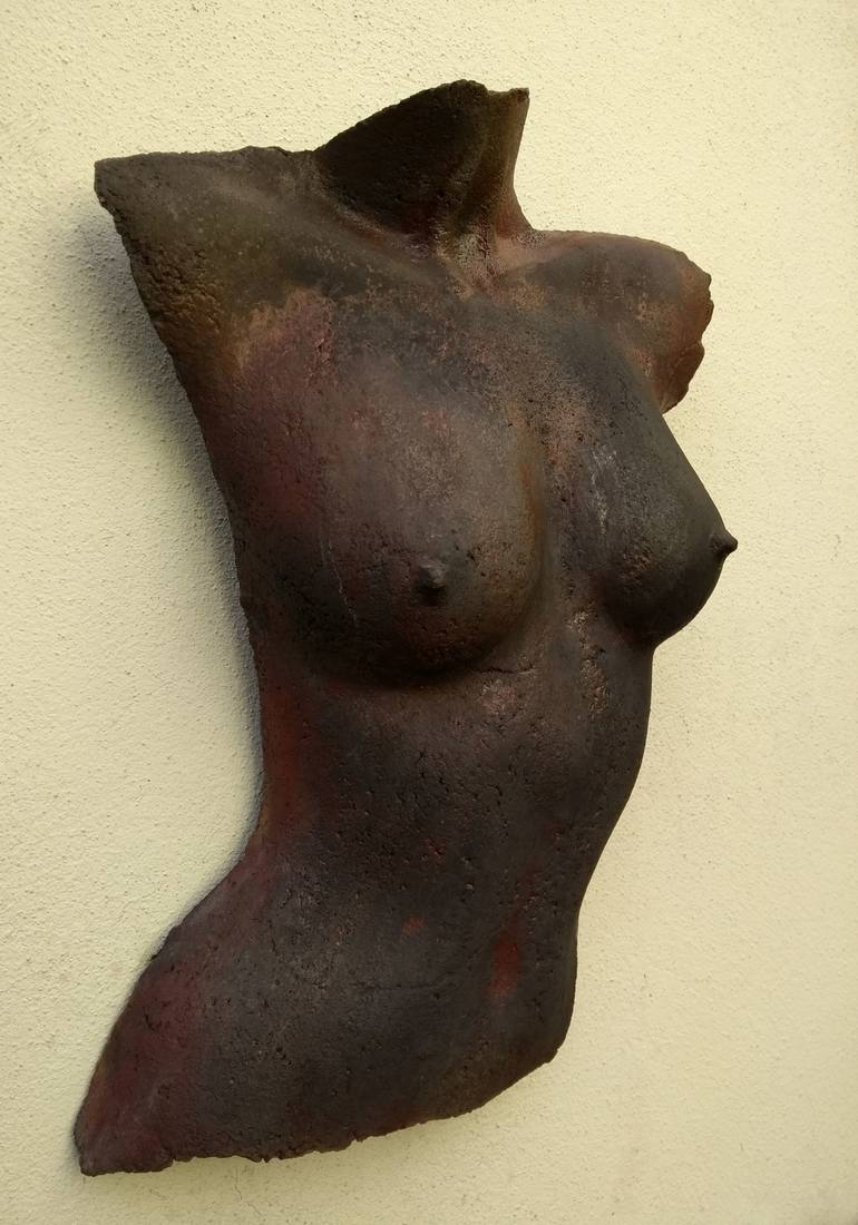 Original Expressionism Nude Sculpture by Monique Robben