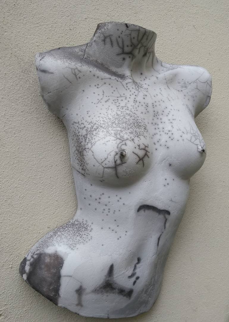 Original Expressionism Nude Sculpture by Monique Robben