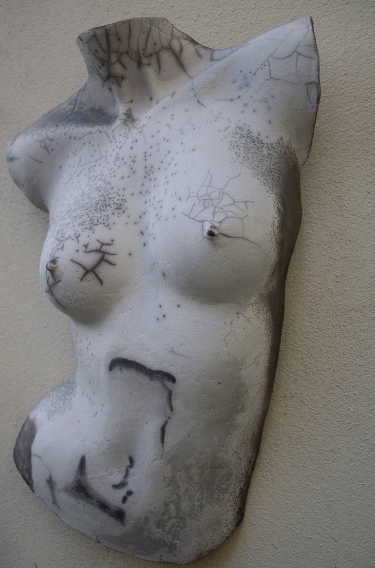 Original Expressionism Nude Sculpture by Monique Robben