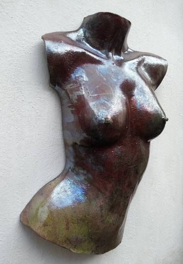 Original Expressionism Nude Sculpture by Monique Robben