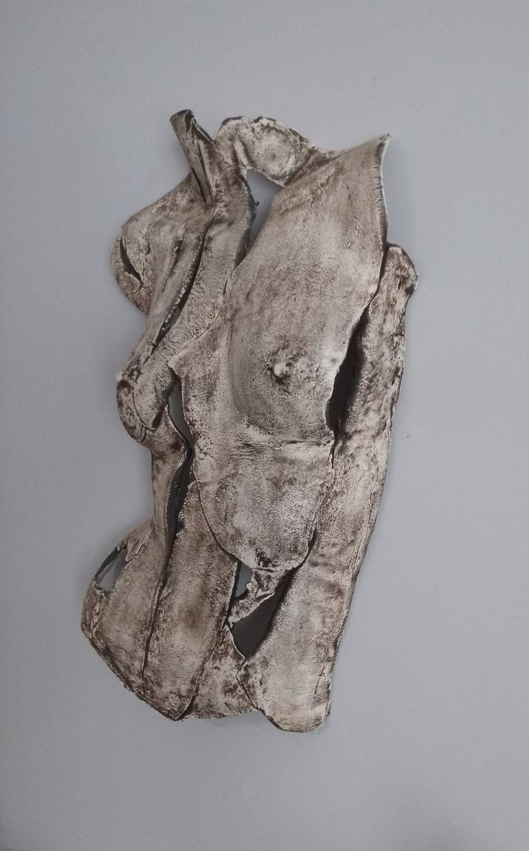 Original Expressionism Nude Sculpture by Monique Robben