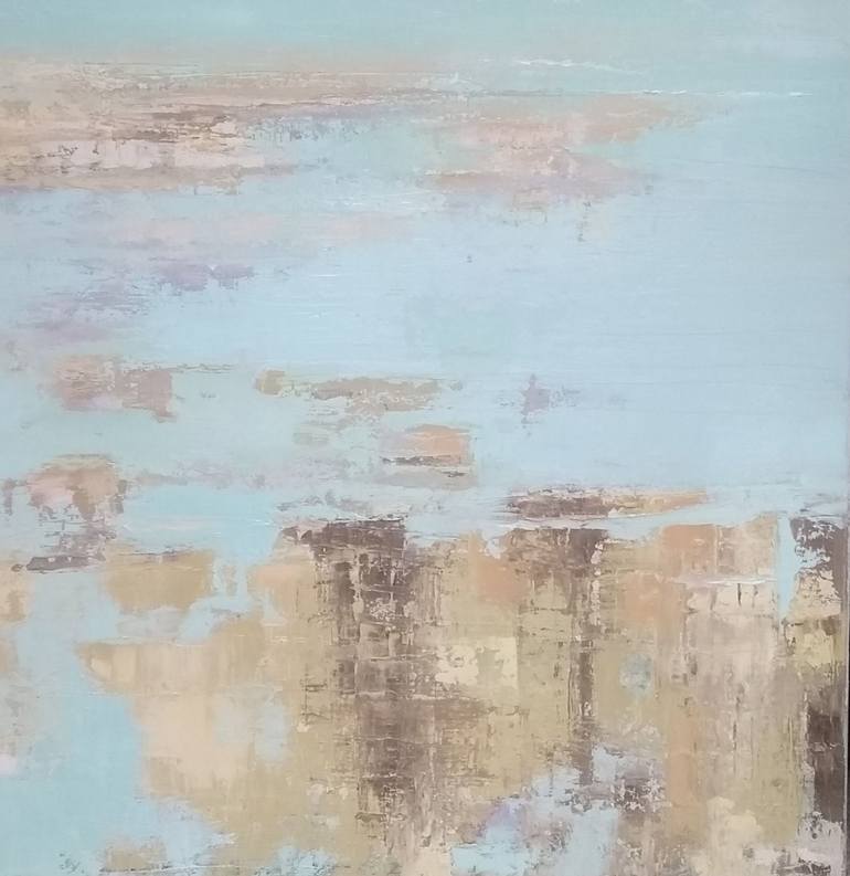 Original Abstract Landscape Painting by Monique Robben