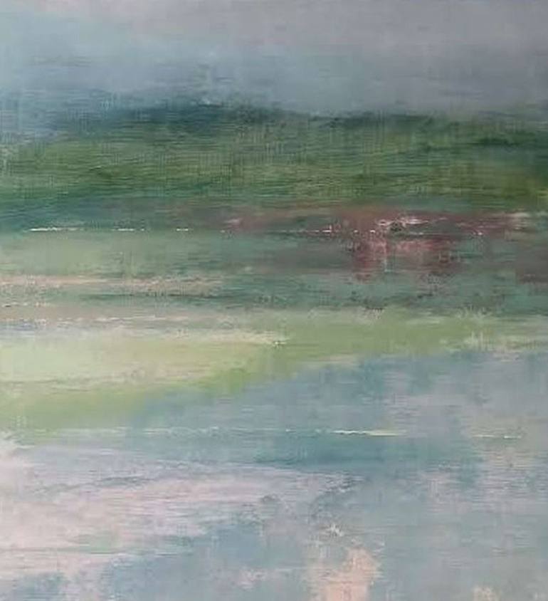 Original Abstract Landscape Painting by Monique Robben