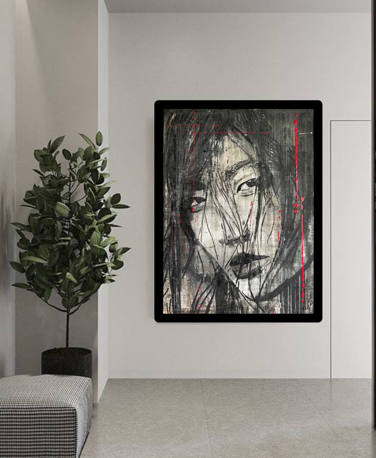Original Figurative People Painting by Joana Ribeiro Da Silva