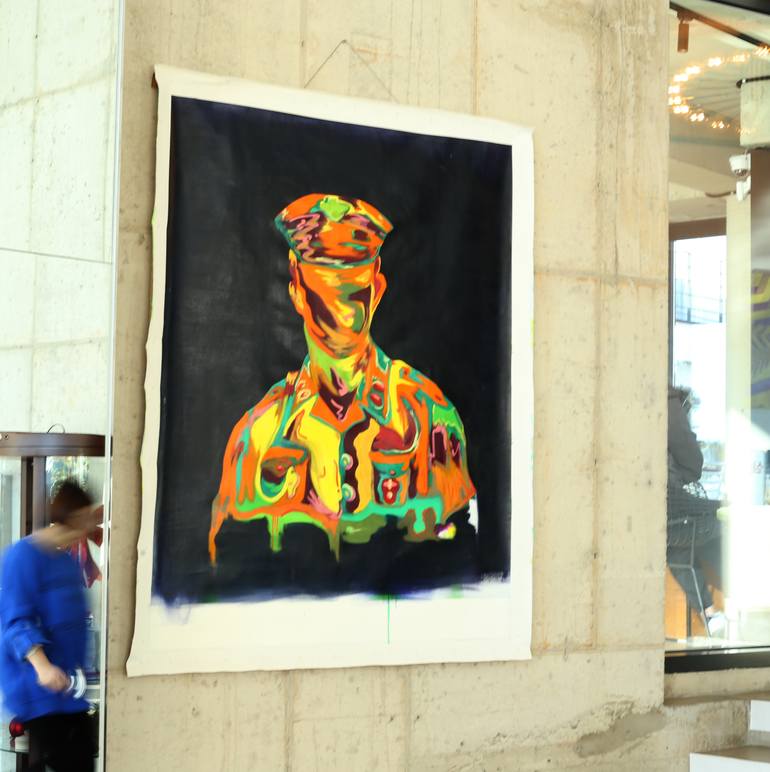 Original Expressionism Men Painting by Eugene Leem