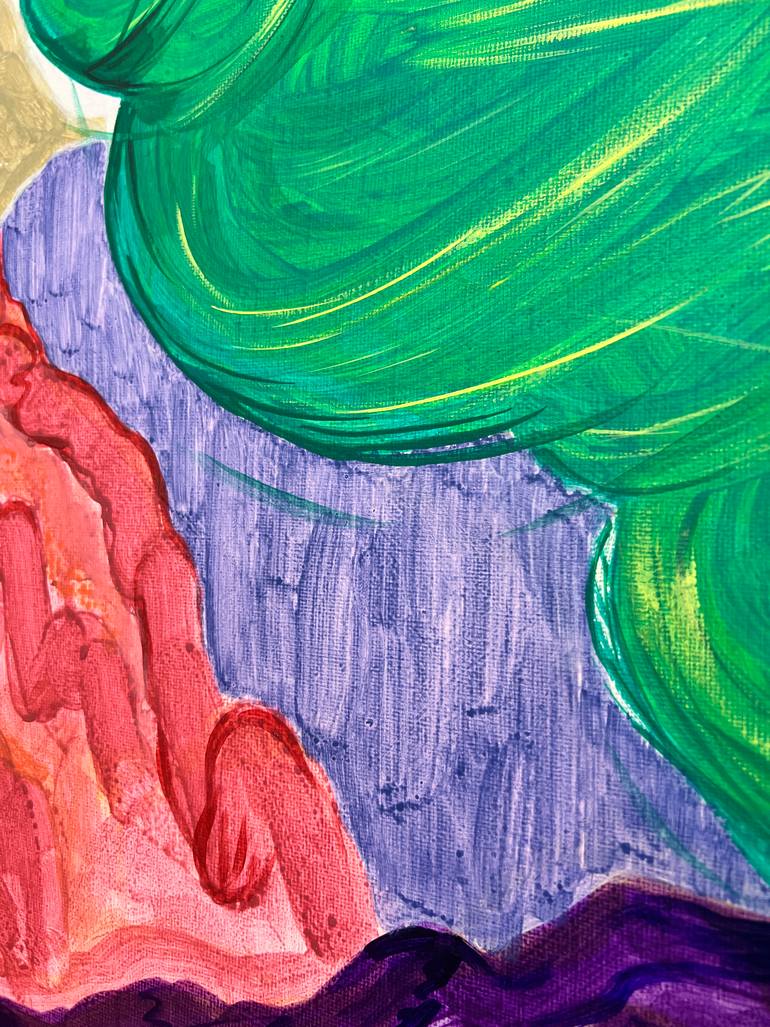 Original Expressionism Landscape Painting by Eugene Leem