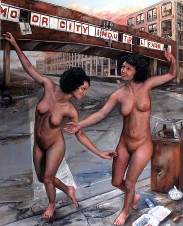 Original Figurative Nude Paintings by Kenneth Freed