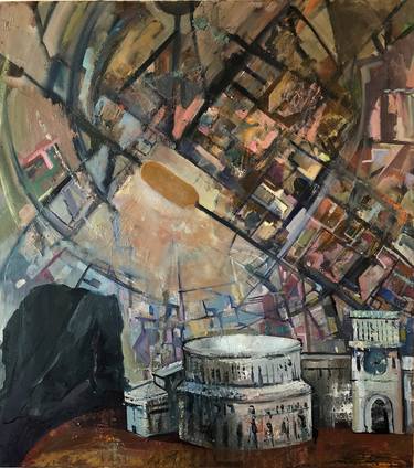 Print of Architecture Paintings by Aghvan Stepanyan
