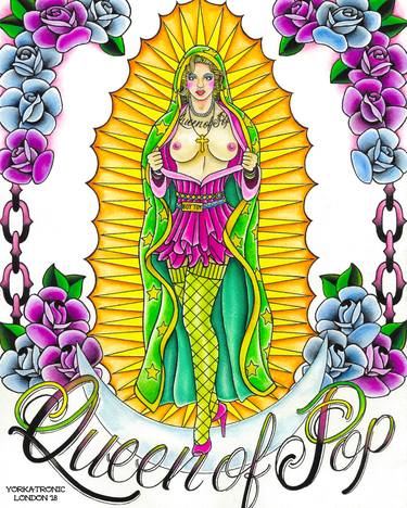 80's Madonna of Guadalupe Pin Up thumb