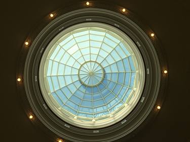 Looking Up at Van Wormer Hall thumb
