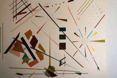 Print of Abstract Geometric Paintings by Jose Rodrigues