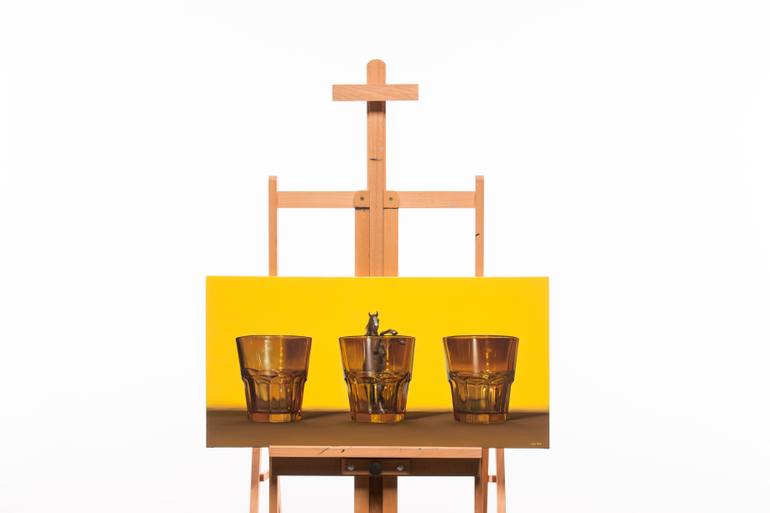 Original Surrealism Fantasy Painting by Nastya Parfilo