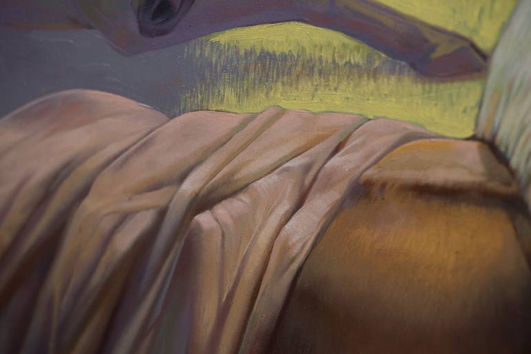 Original Surrealism Fantasy Painting by Nastya Parfilo