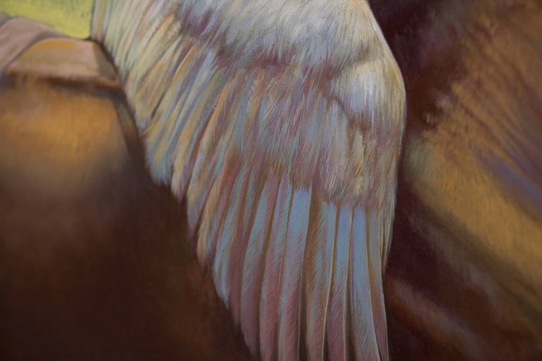 Original Surrealism Fantasy Painting by Nastya Parfilo