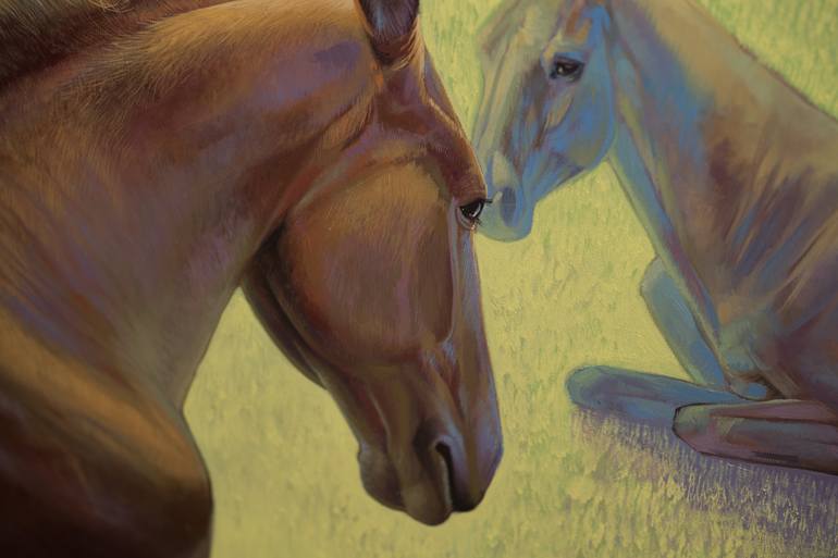 Original Surrealism Fantasy Painting by Nastya Parfilo