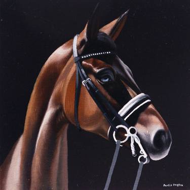 Original Realism Horse Paintings by Nastya Parfilo