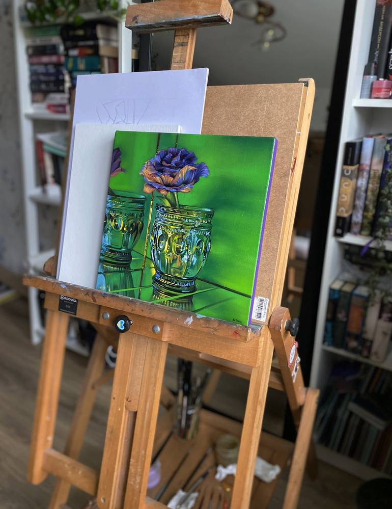 Original Realism Still Life Painting by Nastya Parfilo