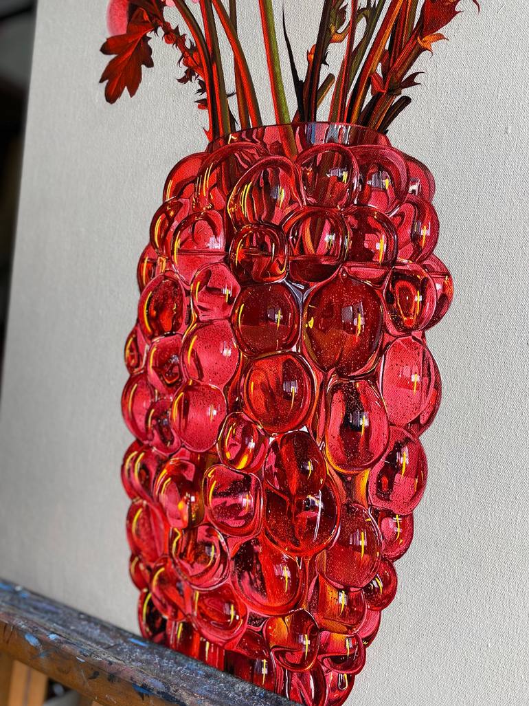 Original Realism Still Life Painting by Nastya Parfilo