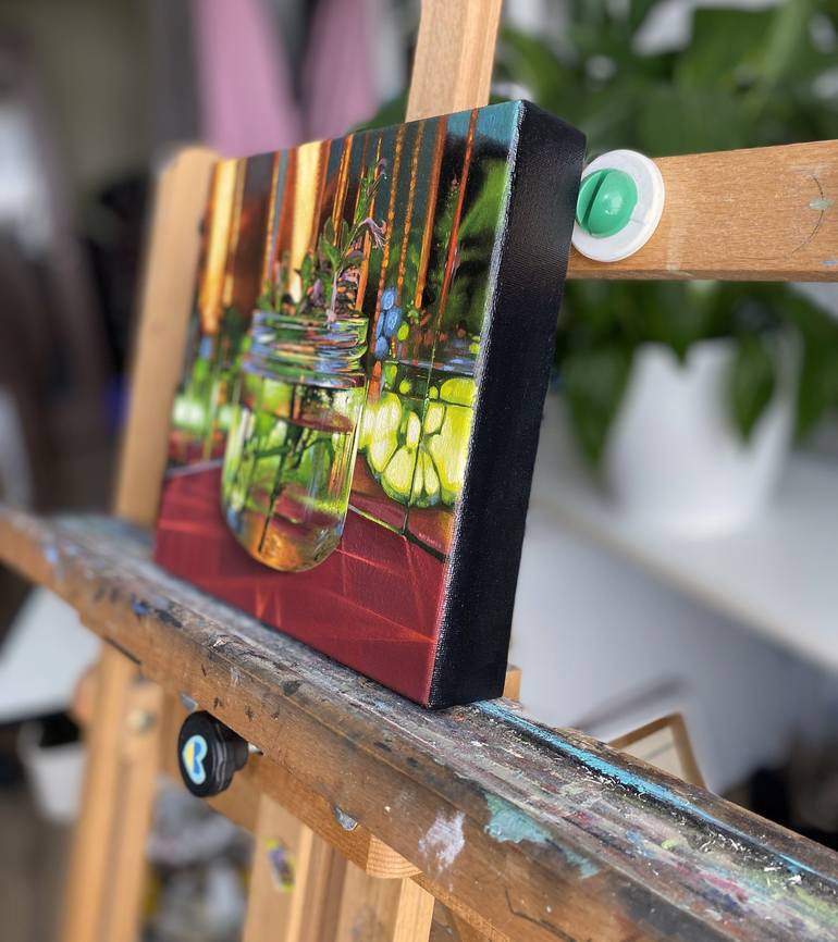 Original Realism Botanic Painting by Nastya Parfilo