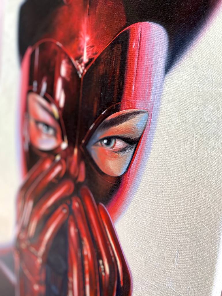 Original Realism Women Painting by Nastya Parfilo