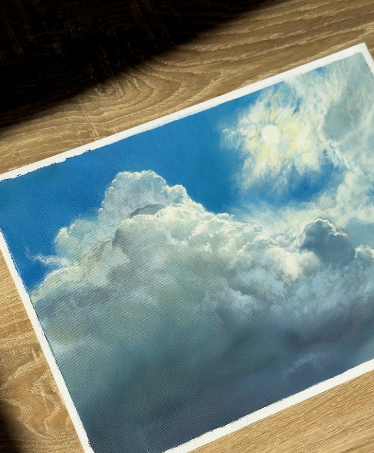 Original Romanticism Landscape Painting by Nastya Parfilo