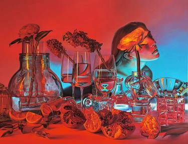 Original Romanticism Floral Paintings by Nastya Parfilo