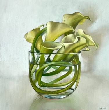 Original Realism Floral Paintings by Nastya Parfilo