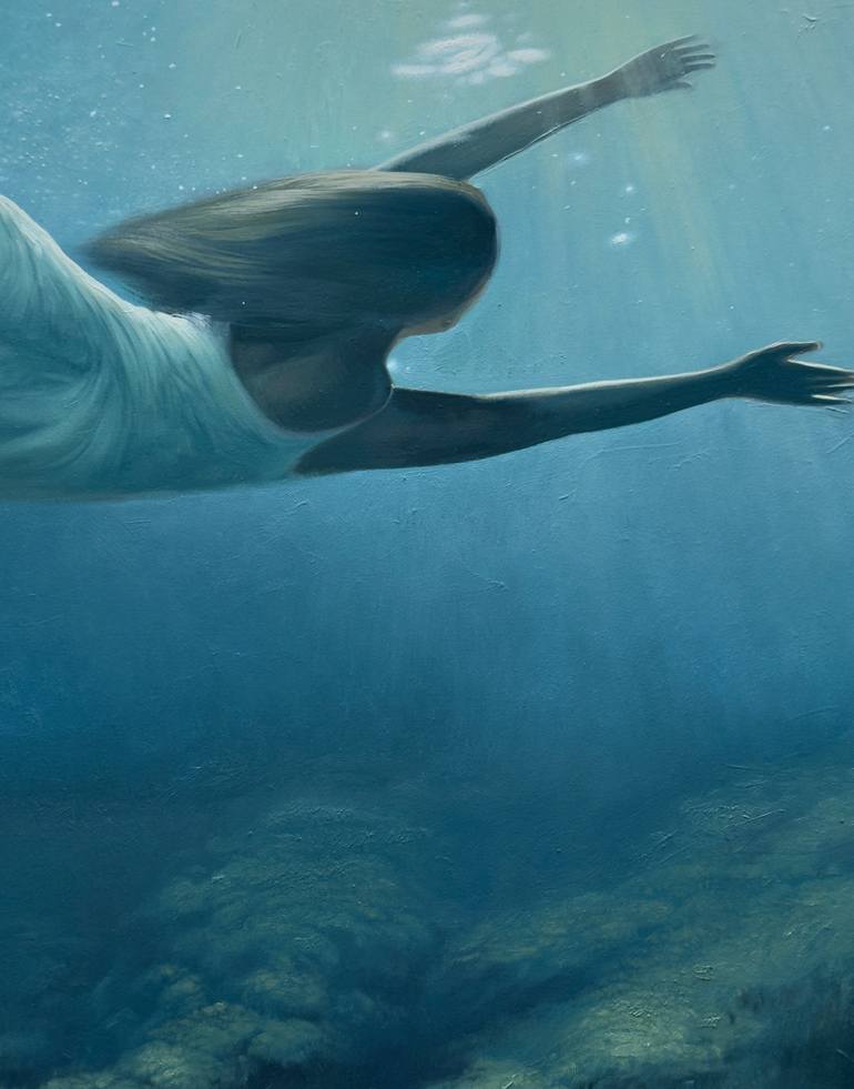 Original Realism Ocean Painting by Nastya Parfilo