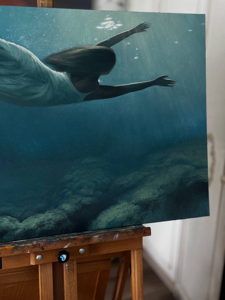 Original Realism Ocean Painting by Nastya Parfilo