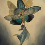 Up in the air with butterflies by Nastya Parfilo