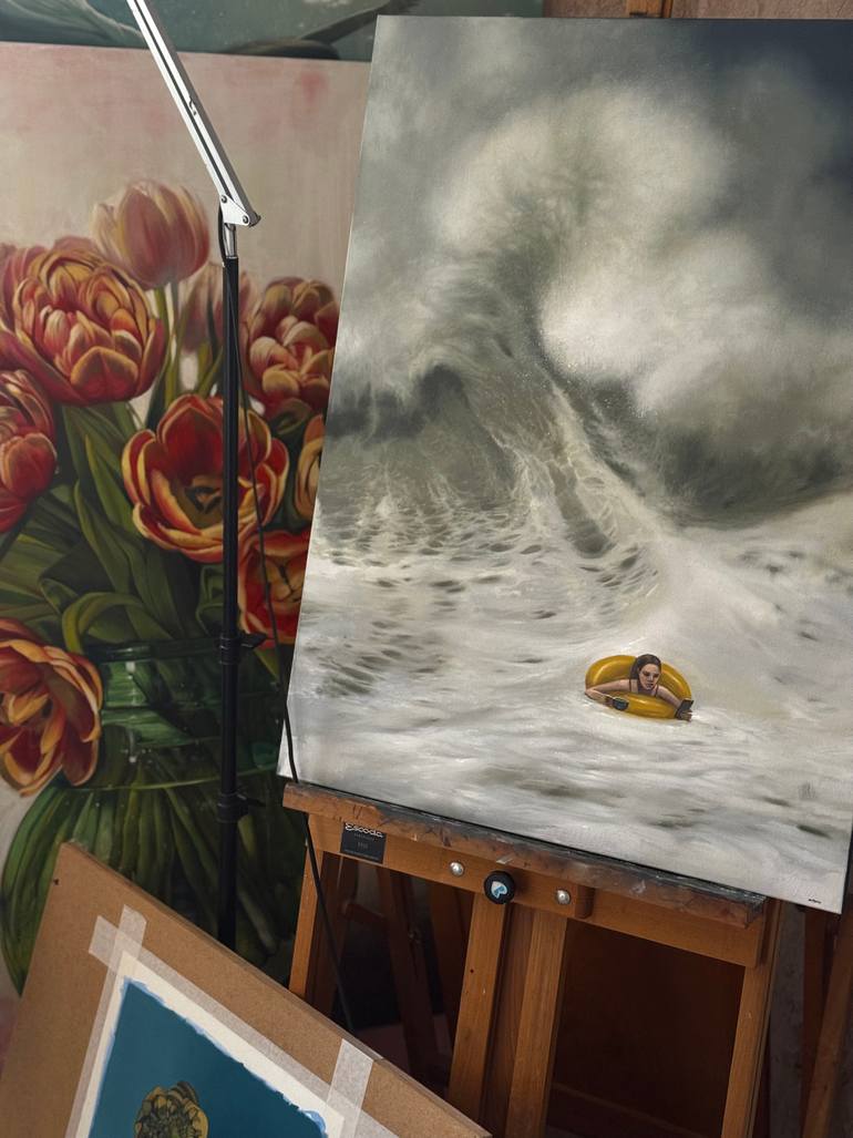 Original Realism Sports Painting by Nastya Parfilo