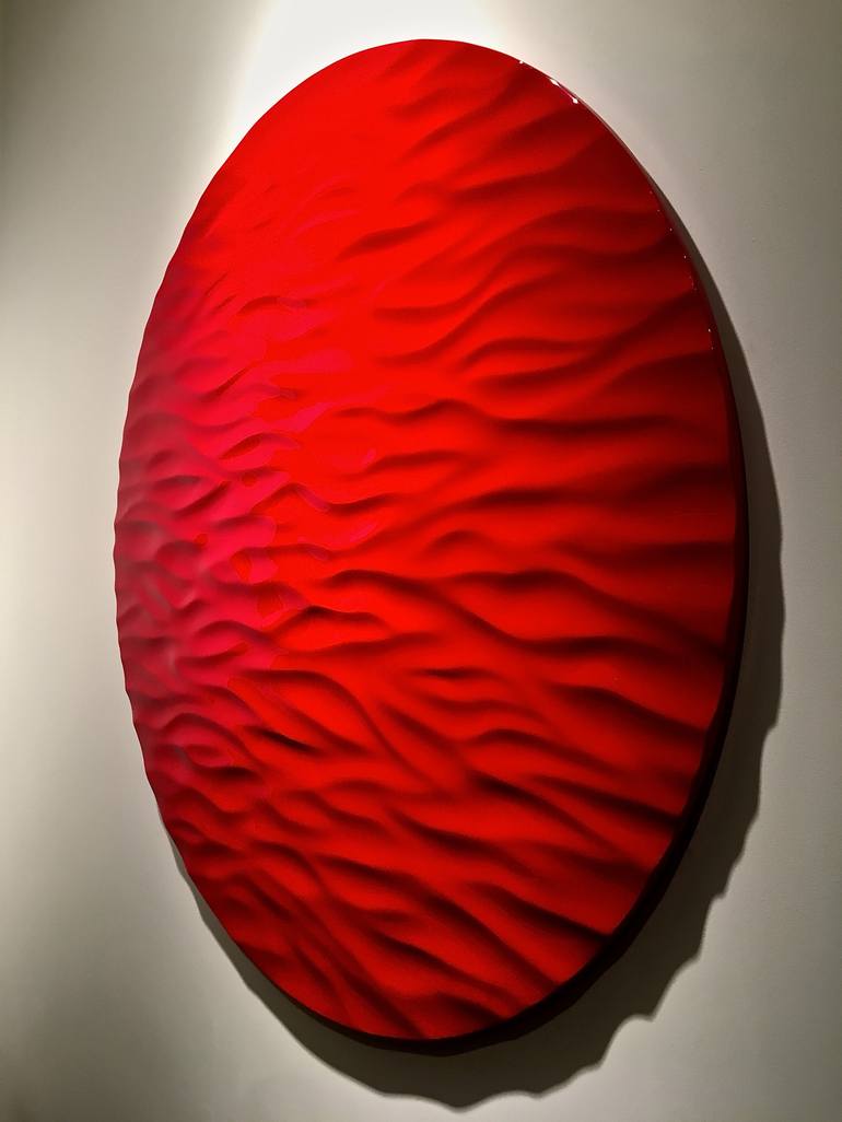 Red Water Sculpture by Alexander Caldwell | Saatchi Art
