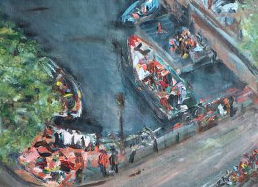 Print of Abstract Expressionism Cities Paintings by Lily van Riemsdijk