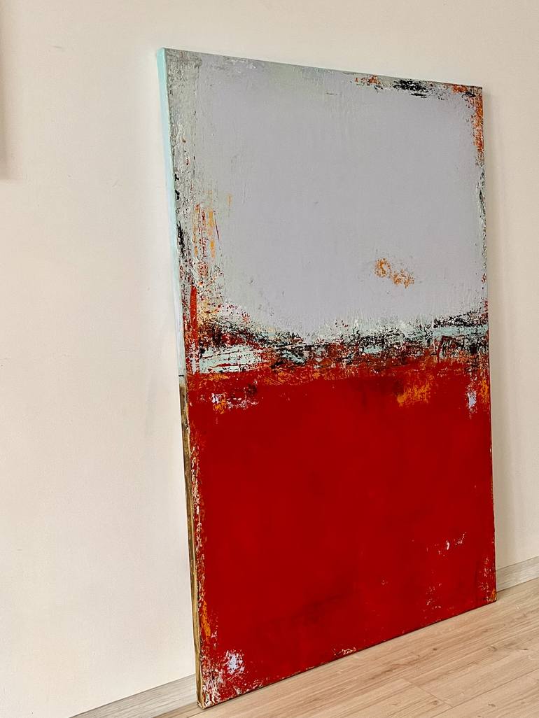 Original Abstract Expressionism Abstract Painting by Flavia Birsan