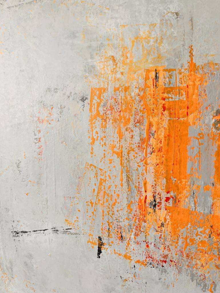 Original Abstract Expressionism Abstract Painting by Flavia Birsan