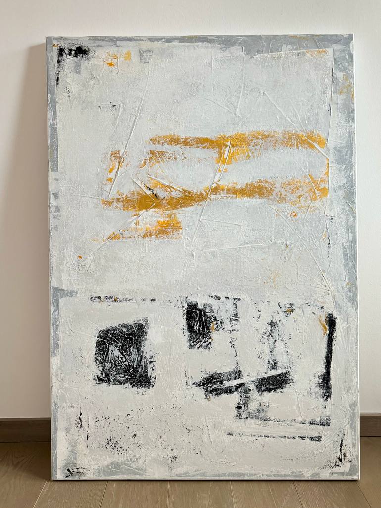 Original Abstract Expressionism Abstract Painting by Flavia Birsan