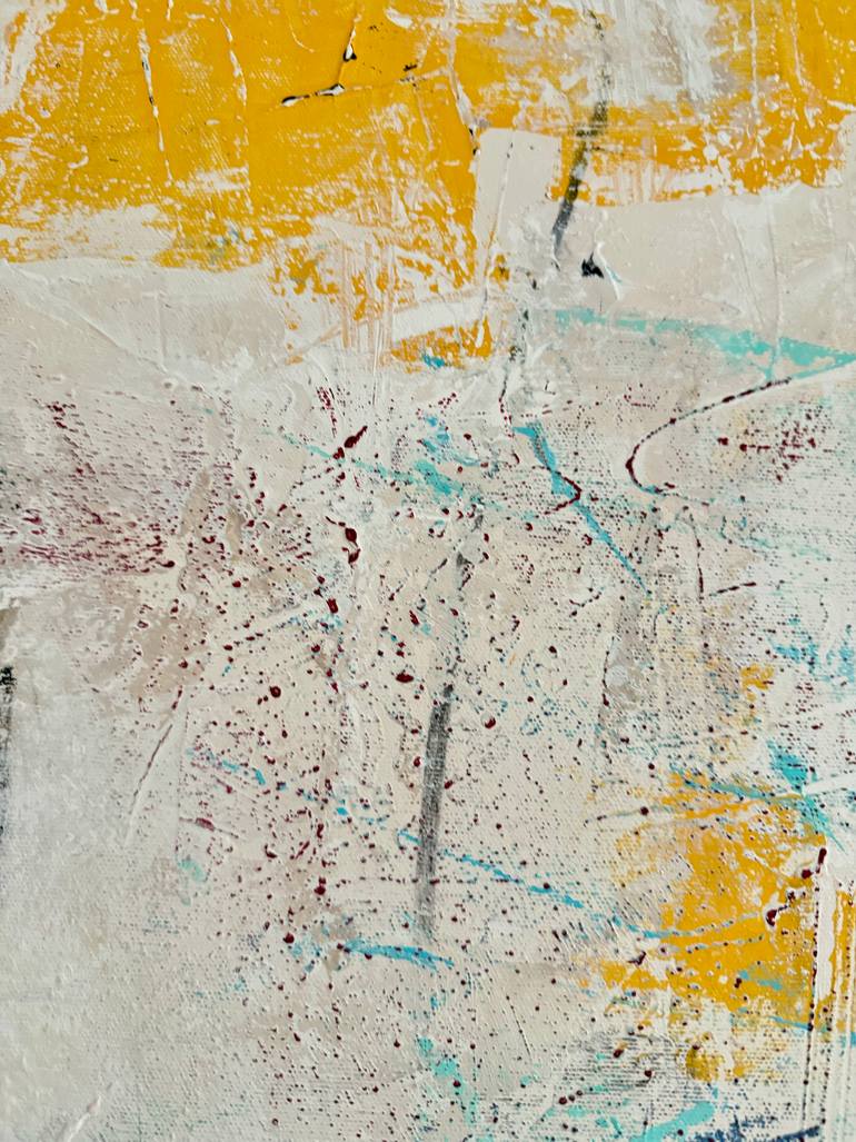 Original Abstract Expressionism Abstract Painting by Flavia Birsan