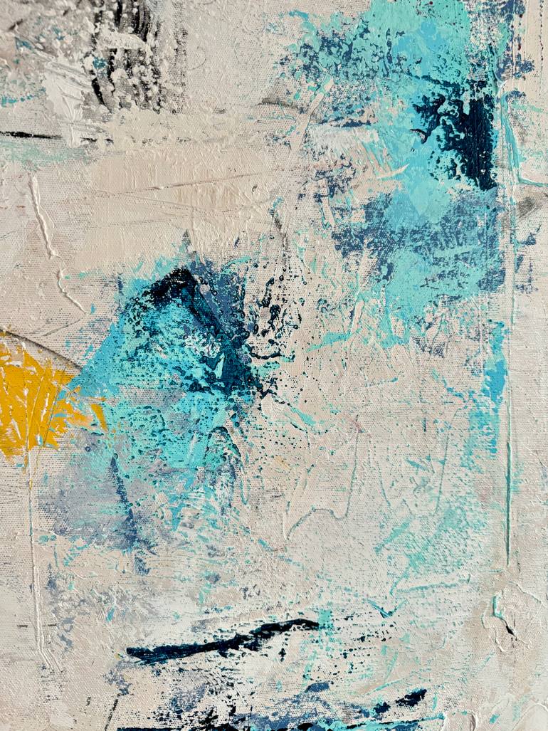 Original Abstract Expressionism Abstract Painting by Flavia Birsan