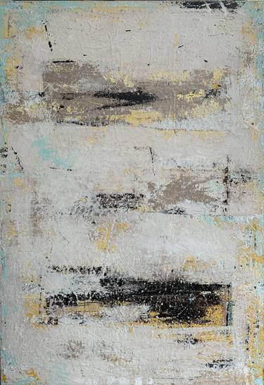 Original Abstract Expressionism Abstract Painting by Flavia Birsan