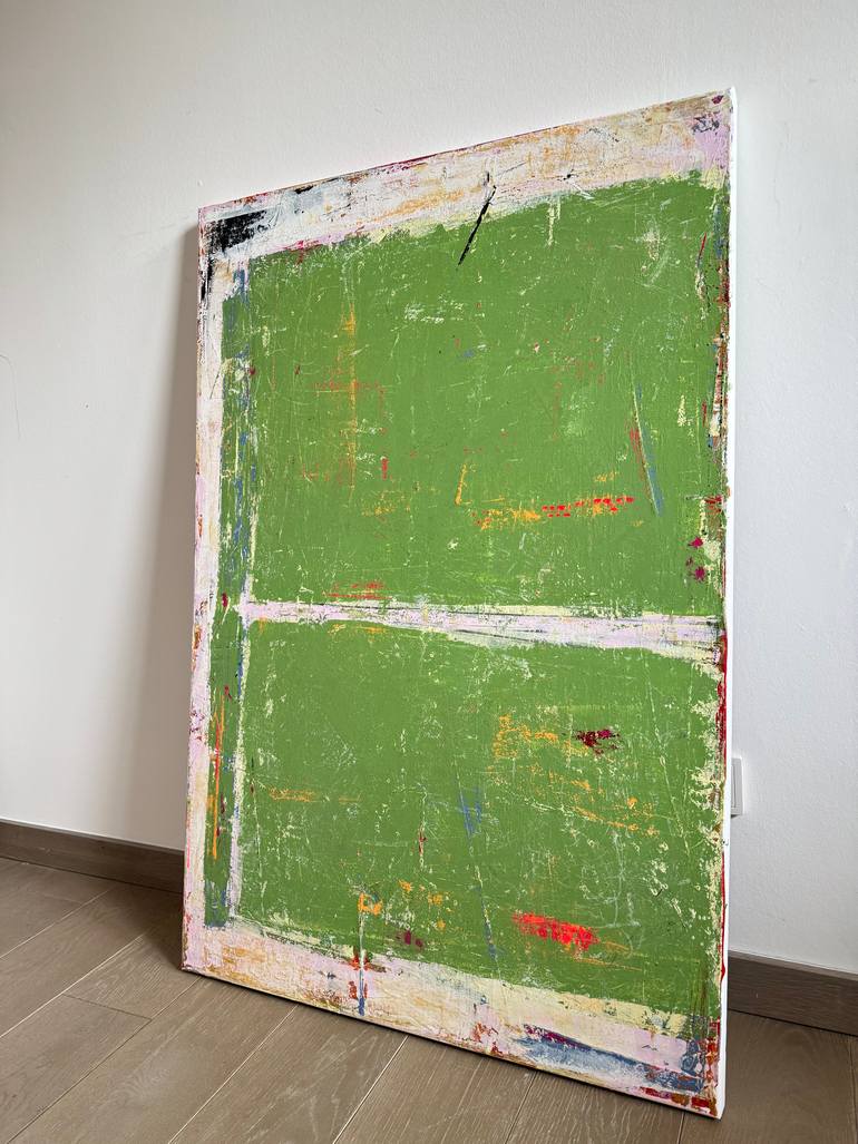 Original Abstract Expressionism Abstract Painting by Flavia Birsan