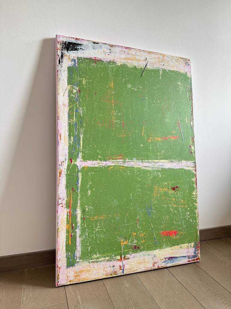 Original Abstract Expressionism Abstract Painting by Flavia Birsan
