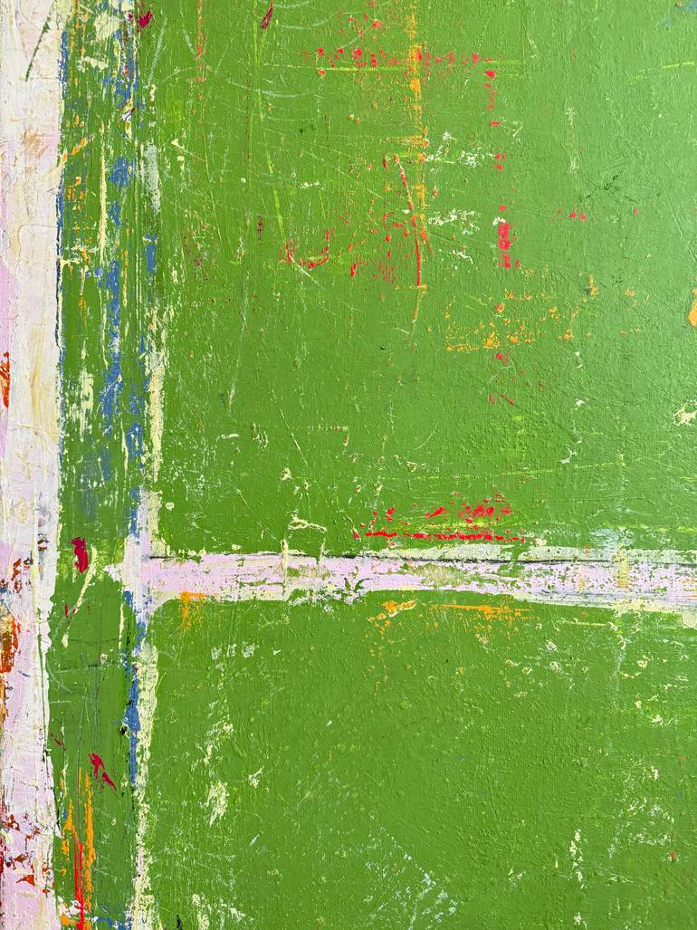 Original Abstract Expressionism Abstract Painting by Flavia Birsan