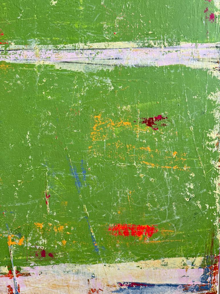 Original Abstract Expressionism Abstract Painting by Flavia Birsan