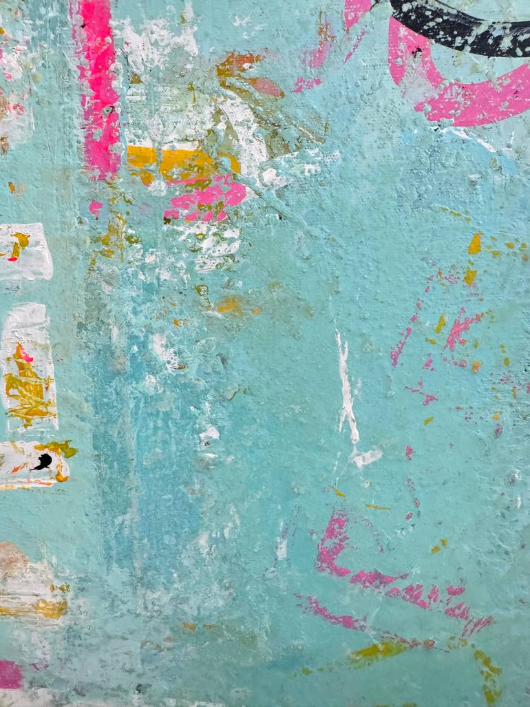 Original Abstract Expressionism Abstract Painting by Flavia Birsan